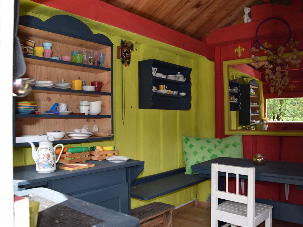 Der Garten der Ferienwohnung Hinterbrandner in Marktschellenberg im Berchtesgadener Land