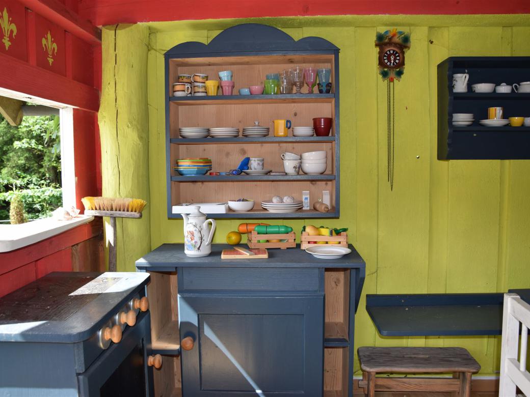 Der Garten der Ferienwohnung Hinterbrandner in Marktschellenberg im Berchtesgadener Land