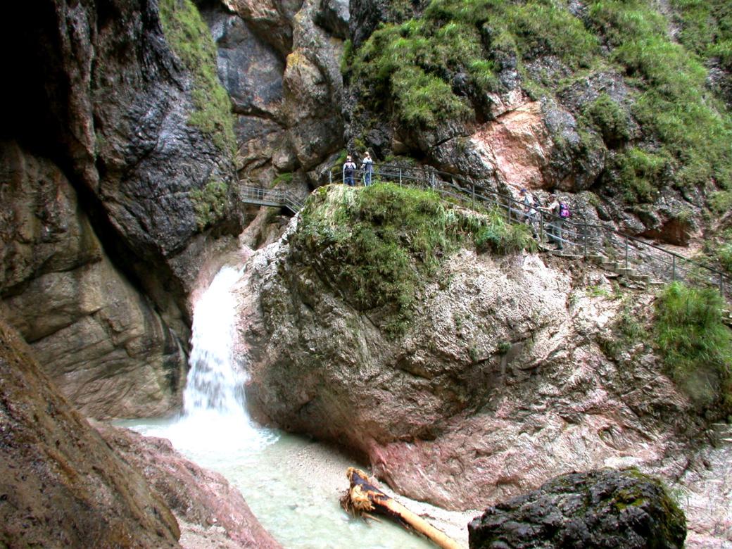 Die Almbachklamm in Marktschellenberg Die Almbachklamm in Marktschellenberg